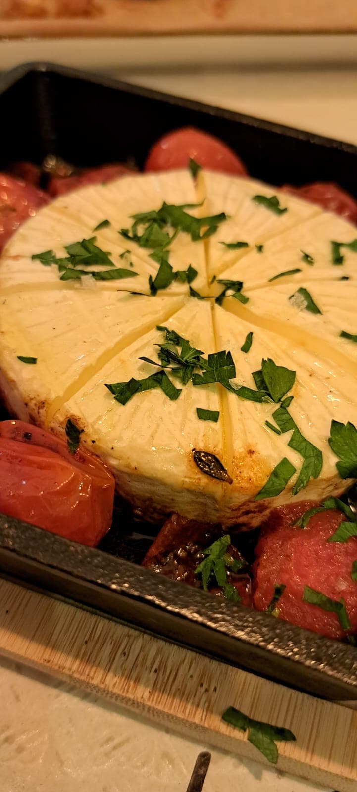 provolone pomodoro horno
